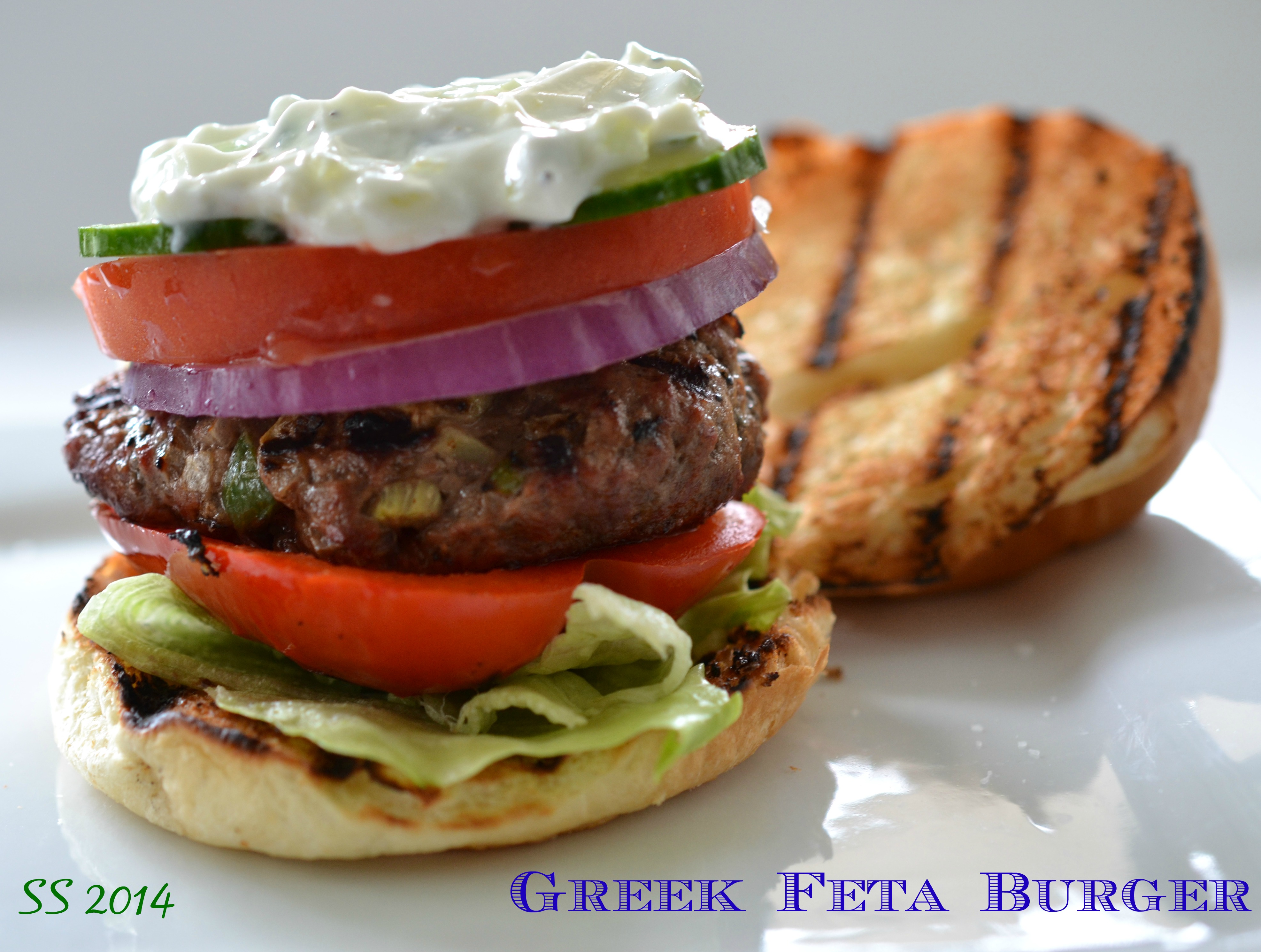 Greek Feta Burger – Shredded Sprout
