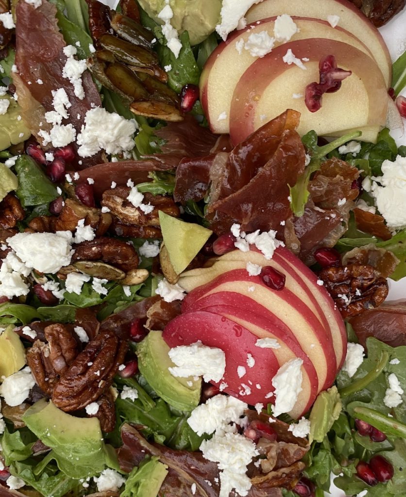 Autumn Harvest Honeycrisp Apple and Feta Salad – Shredded Sprout